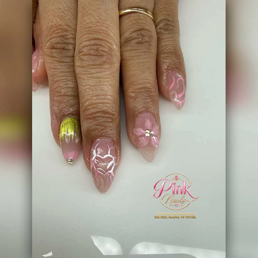 Pink Nails Salon in Wells Branch, Austin, TX 78728 | Nail Art, Gel-X, Waxing